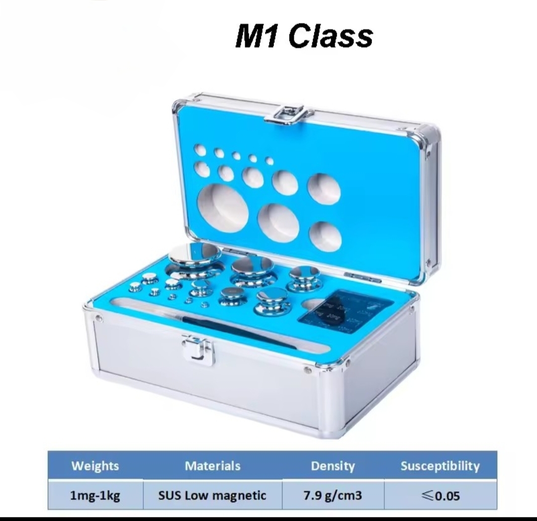 Calibration Weight Set 1mg to 500g class M1