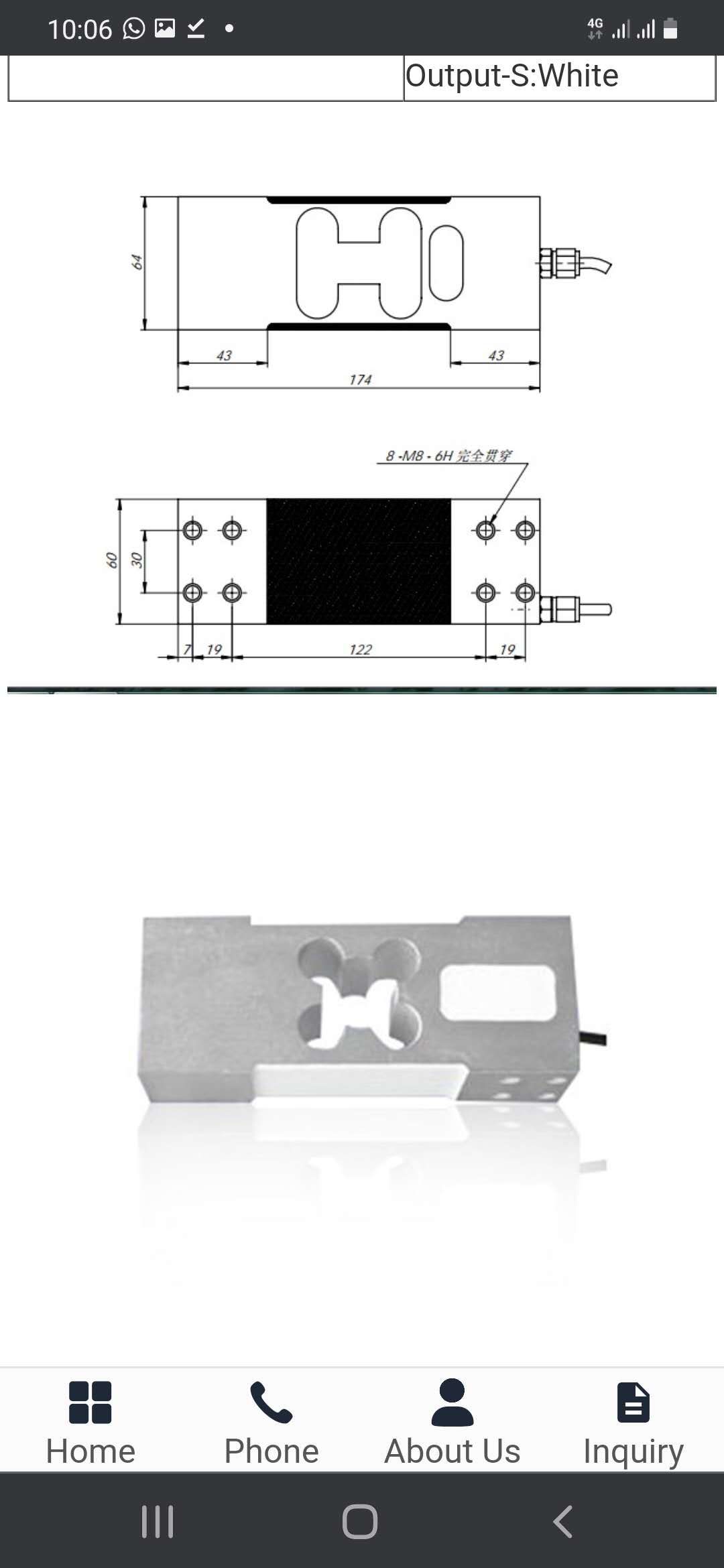 Load Cell — 500 kg